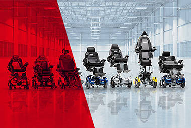 Power wheelchair models