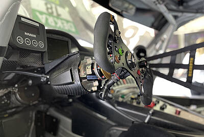 Cockpit Rennwagen beim GTC Race 2022