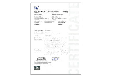 ISO2626 Zertifizierung der Firma Paravan GmbH