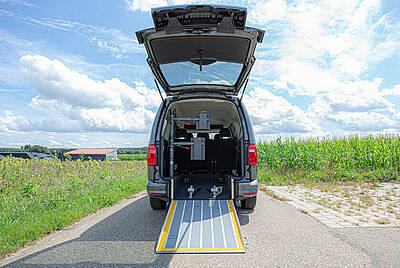 VW Caddy wheelchair accessible