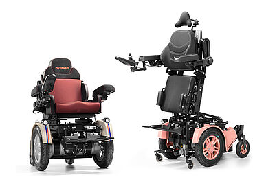 The Pr 35 and PR 35 S children's wheelchair duo