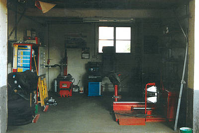 Garage Anfänge Paravan in Tüftlerwerkstatt in Aichelau